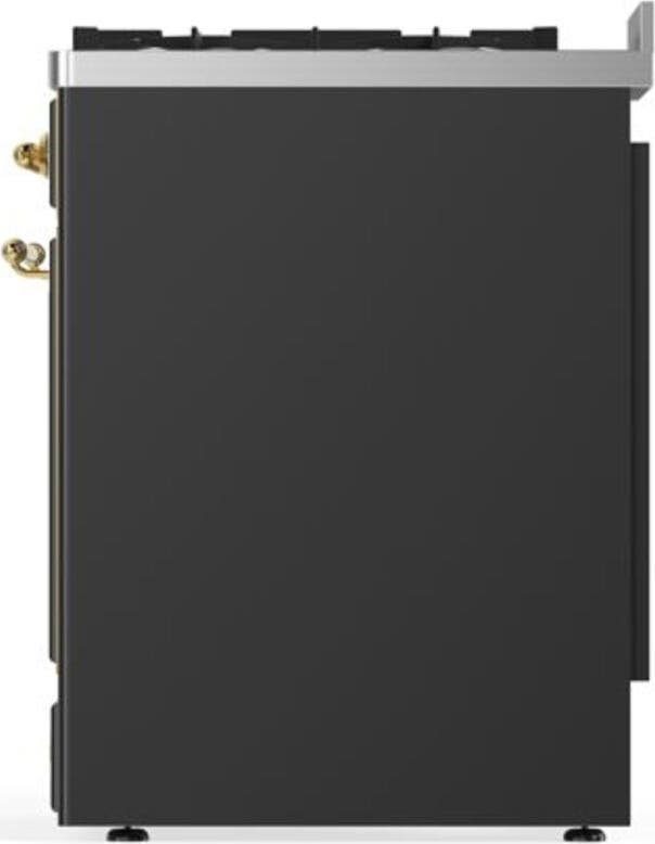 Ilve UM30DQNE3MGG Natural Gas In Matte Graphite W/ Brass Trim