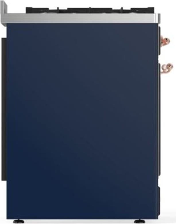 Ilve UM30DQNE3MBPLP Liquid Propane In Midnight Blue W/ Copper Trim