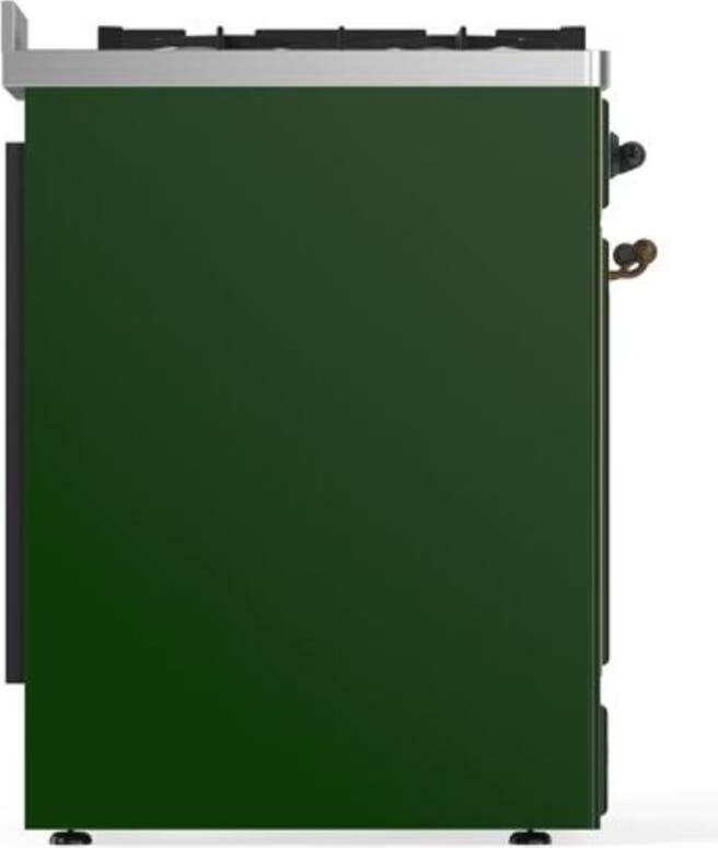 Ilve UM30DQNE3EGB Natural Gas In Emerald Green W/ Bronze Trim