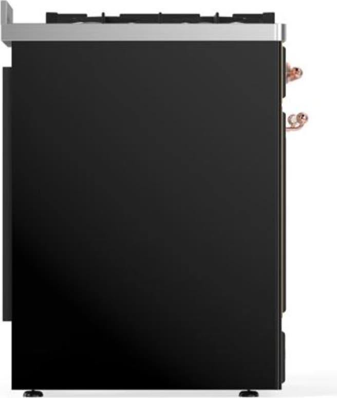 Ilve UM30DQNE3BKP Natural Gas In Glossy Black W/ Copper Trim