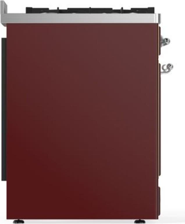 Ilve UM30DQNE3BUCLP Liquid Propane In Burgundy W/ Chrome Trim