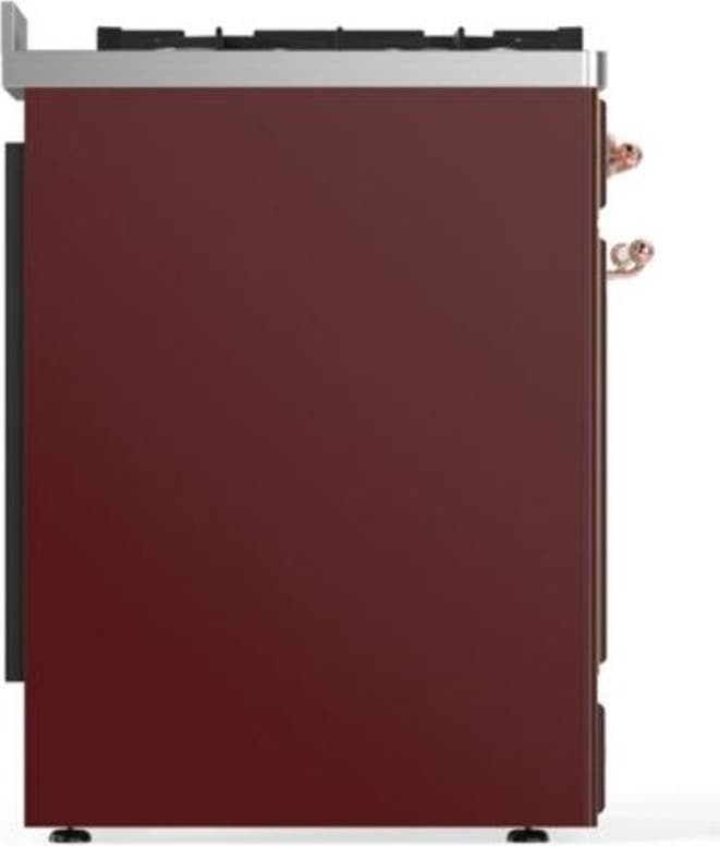 Ilve UM30DQNE3BUP Natural Gas In Burgundy W/ Copper Trim