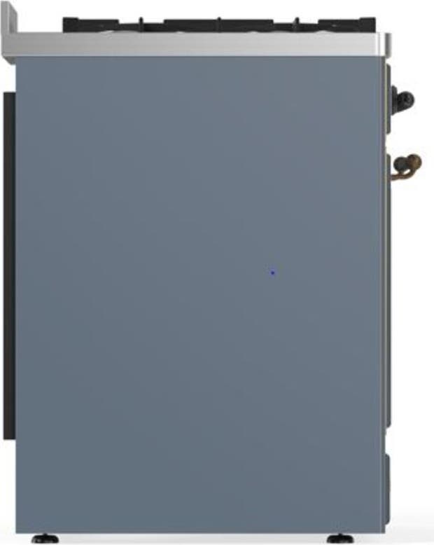 Ilve UM30DQNE3BGB Natural Gas In Blue Grey W/ Bronze Trim