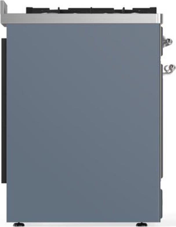 Ilve UM30DQNE3BGC Natural Gas In Blue Grey W/ Chrome Trim