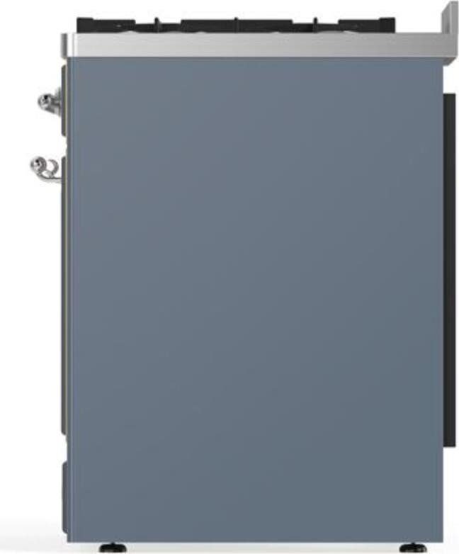 Ilve UM30DQNE3BGC Natural Gas In Blue Grey W/ Chrome Trim