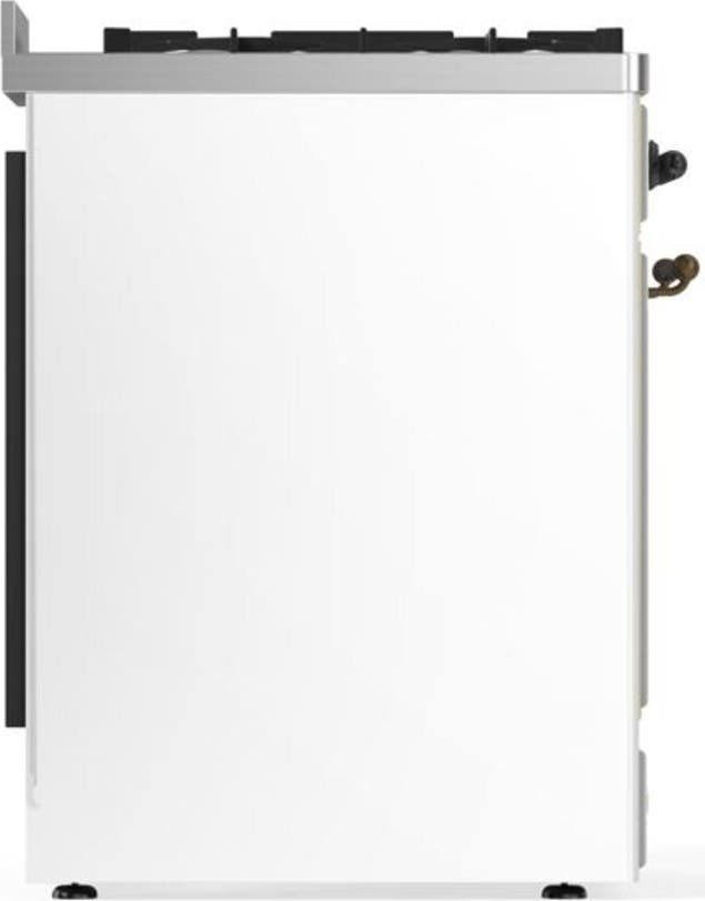 Ilve UM30DNE3WHB Natural Gas In White W/ Bronze Trim