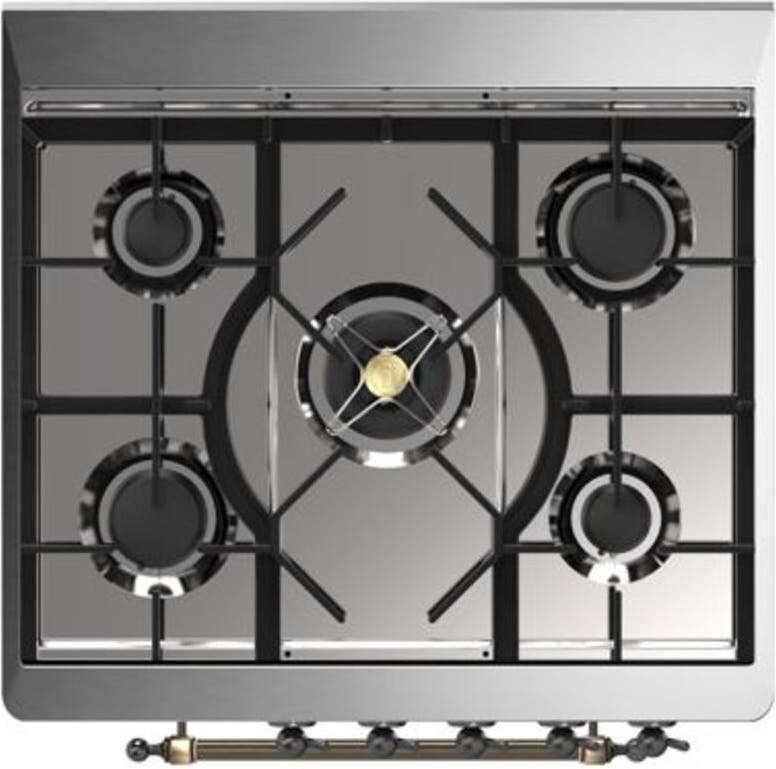 Ilve UM30DQNE3AWBLP Liquid Propane In Antique White W/ Bronze Trim