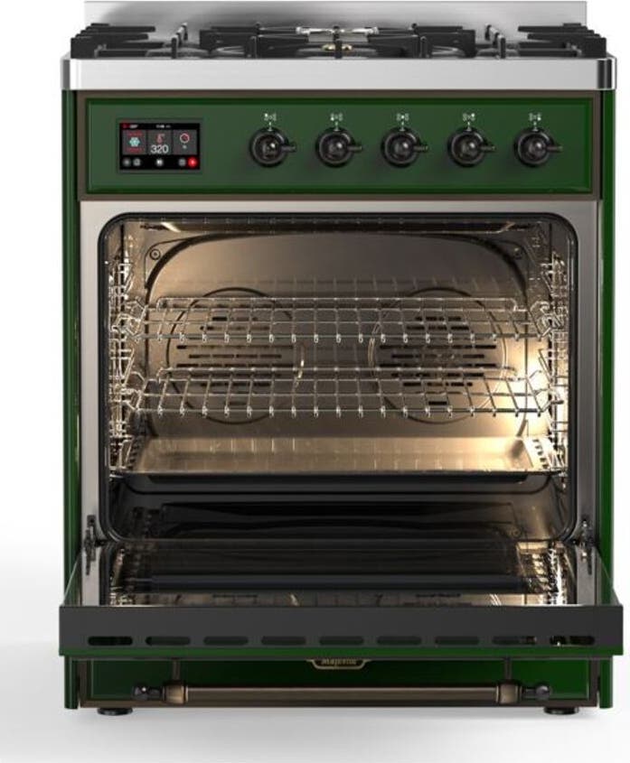 Ilve UM30DNE3EGB Natural Gas In Emerald Green W/ Bronze Trim