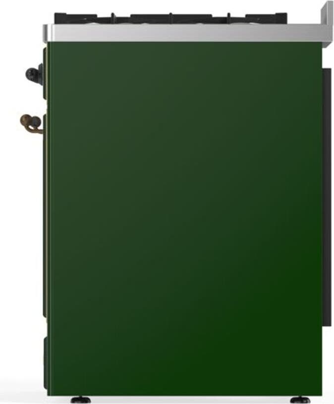 Ilve UM30DNE3EGB Natural Gas In Emerald Green W/ Bronze Trim