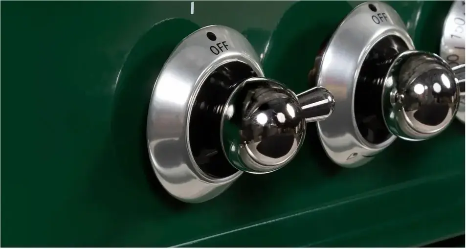 Ilve UM30DNE3EGC Natural Gas In Emerald Green W/ Chrome Trim