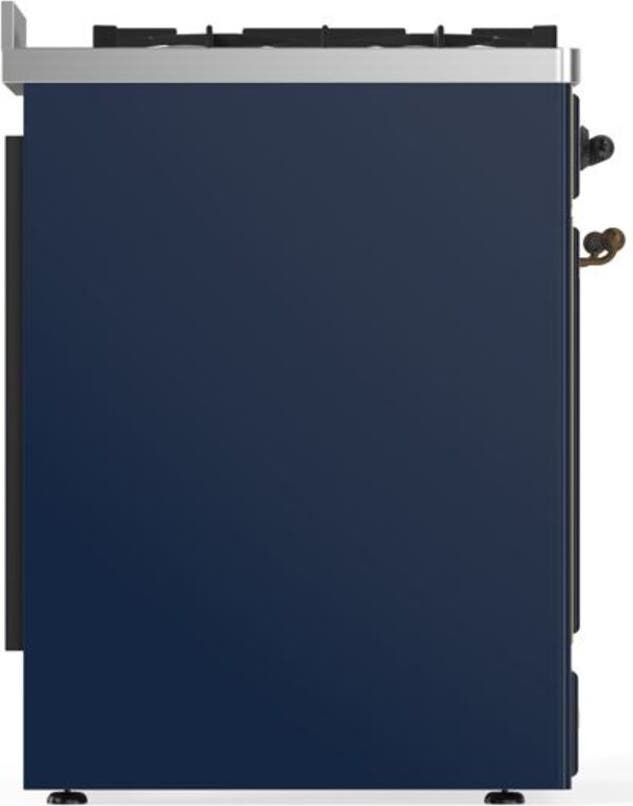 Ilve UM30DNE3MBB Natural Gas In Midnight Blue W/ Bronze Trim