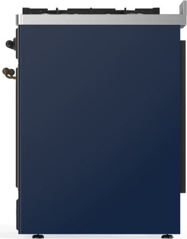 Ilve UM30DNE3MBB Natural Gas In Midnight Blue W/ Bronze Trim