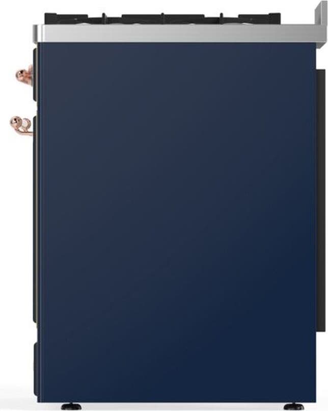 Ilve UM30DNE3MBP Natural Gas In Midnight Blue W/ Copper Trim
