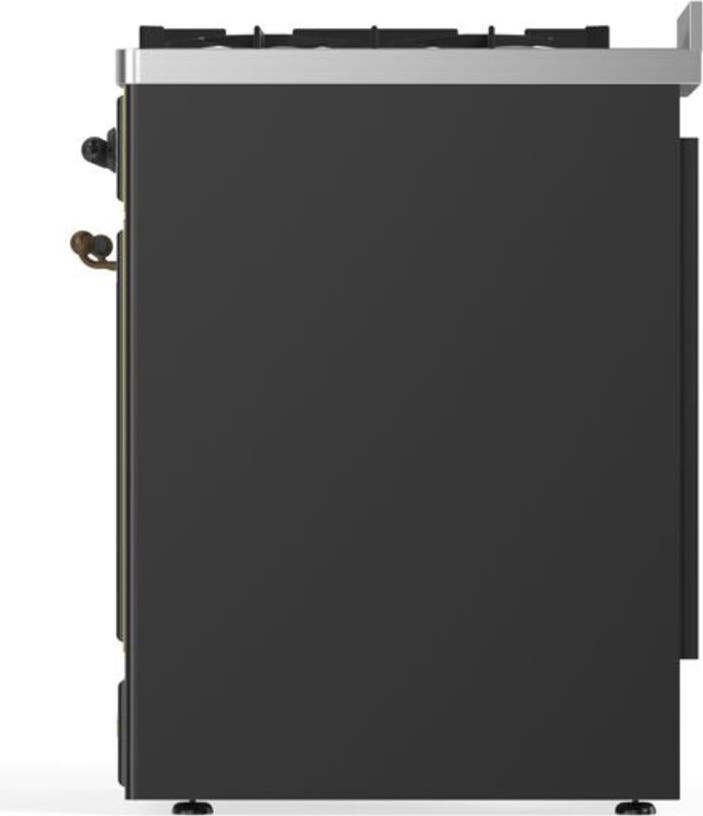 Ilve UM30DNE3MGBLP Liquid Propane In Matte Graphite W/ Bronze Trim