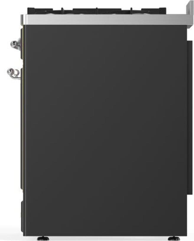 Ilve UM30DNE3MGC Natural Gas In Matte Graphite W/ Chrome Trim