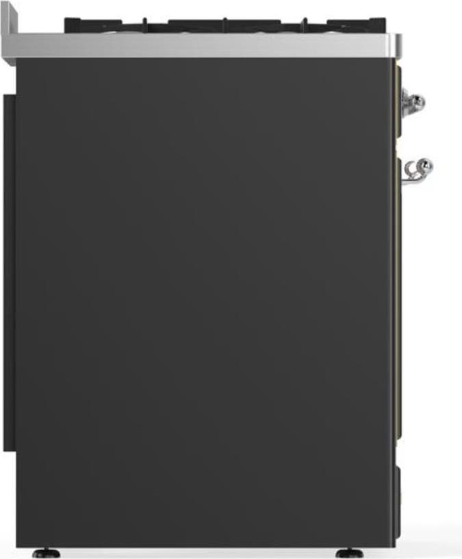 Ilve UM30DNE3MGC Natural Gas In Matte Graphite W/ Chrome Trim