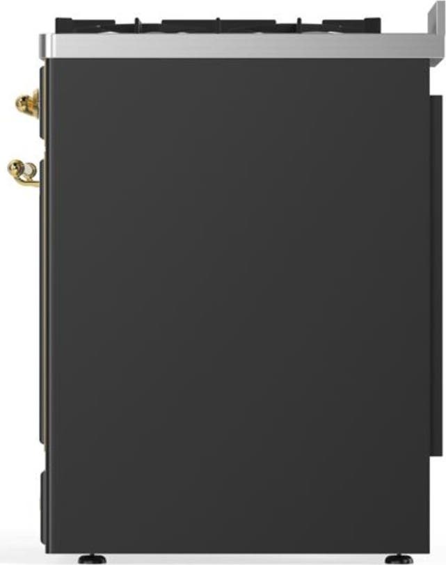 Ilve UM30DNE3MGG Natural Gas In Matte Graphite W/ Brass Trim