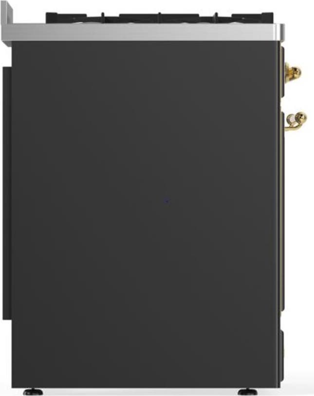 Ilve UM30DNE3MGG Natural Gas In Matte Graphite W/ Brass Trim