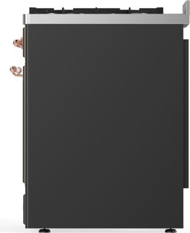 Ilve UM30DNE3MGPLP Liquid Propane In Matte Graphite W/ Copper Trim