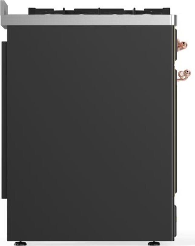 Ilve UM30DNE3MGPLP Liquid Propane In Matte Graphite W/ Copper Trim