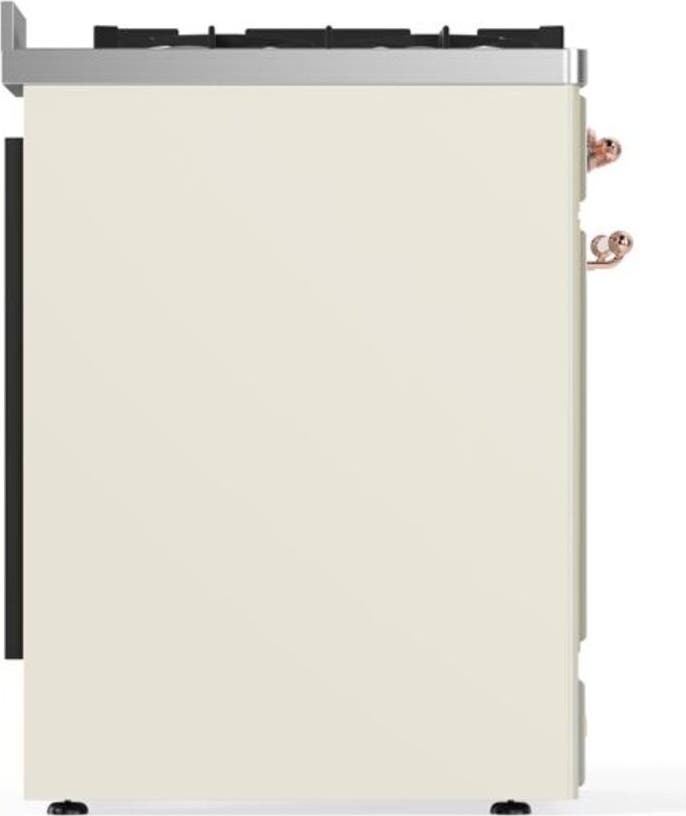 Ilve UM30DNE3AWP Natural Gas In Antique White W/ Copper Trim