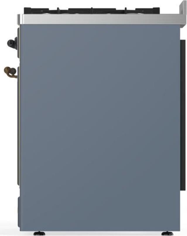 Ilve UM30DNE3BGB Natural Gas In Blue Grey W/ Bronze Trim