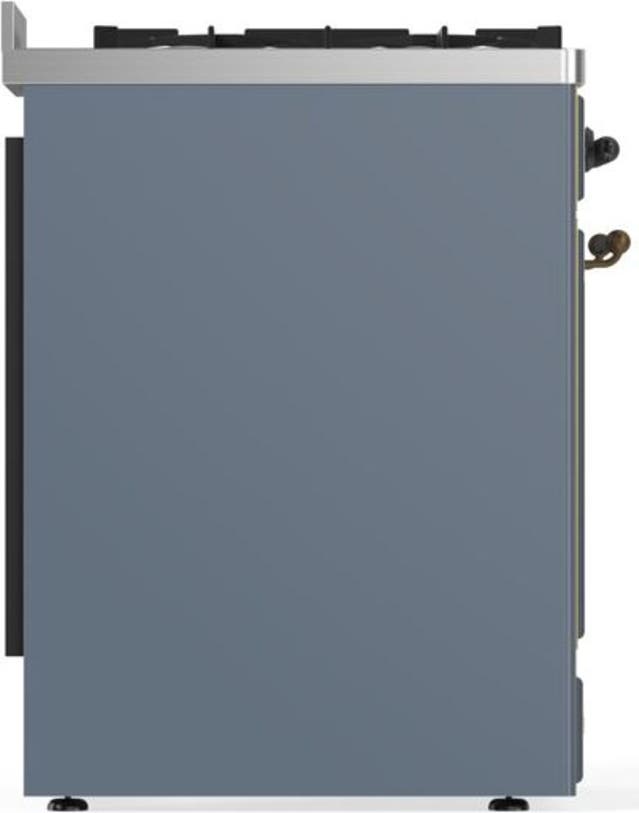 Ilve UM30DNE3BGB Natural Gas In Blue Grey W/ Bronze Trim