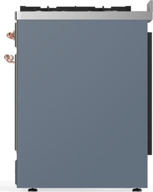 Ilve UM30DNE3BGP Natural Gas In Blue Grey W/ Copper Trim