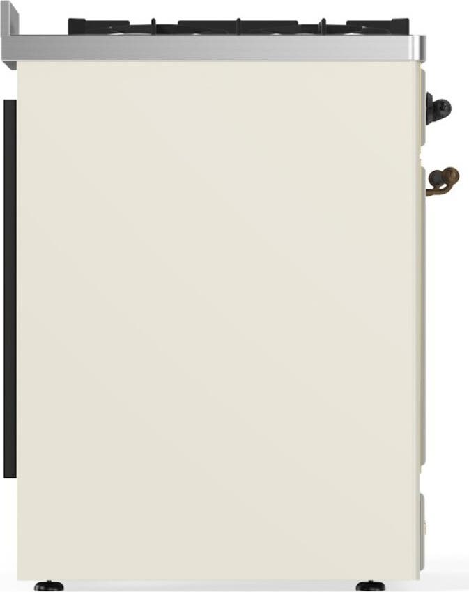 Ilve UM30DNE3AWB Natural Gas In Antique White W/ Bronze Trim