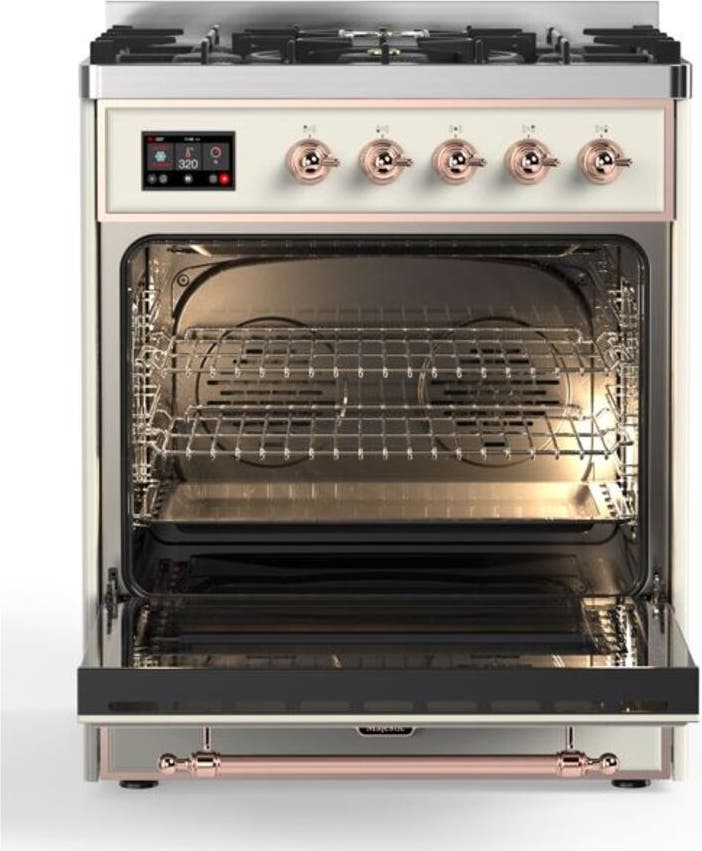 Ilve UM30DNE3AWPLP Liquid Propane In Antique White W/ Copper Trim