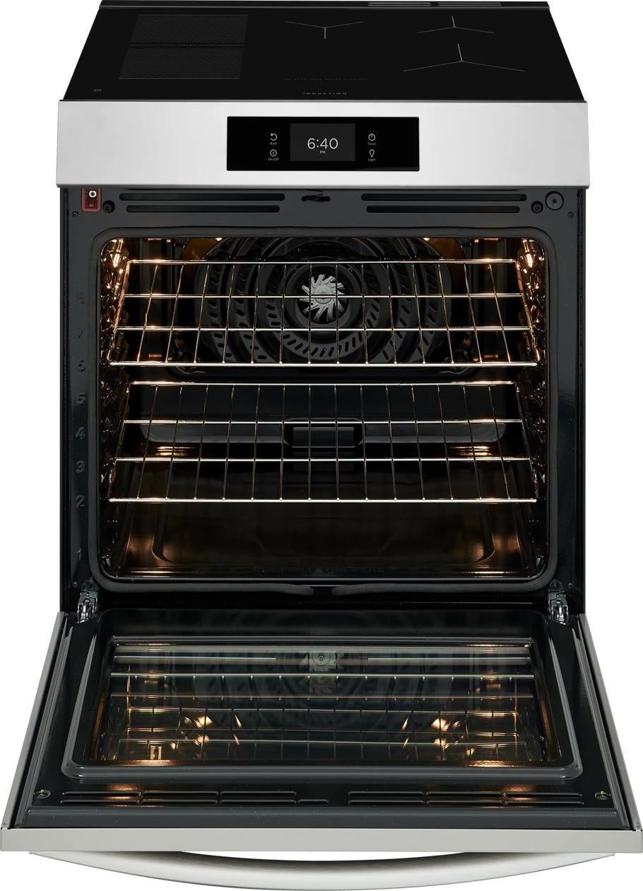 Frigidaire GCFI3070BF 30 Inch Slide-In Electric Range Smudge-Proof