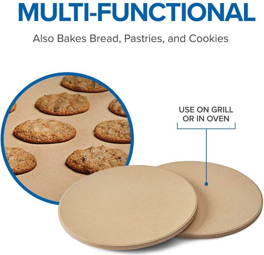 Napoleon 70000 10" Personal Sized Pizza/Baking Stone Set for Trav...