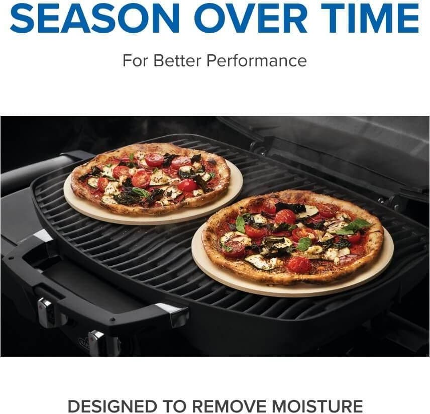 Napoleon 70000 10" Personal Sized Pizza/Baking Stone Set for Trav...