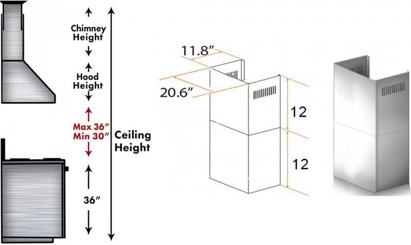 Zline SKKECOM Brushed 430 Stainless Steel