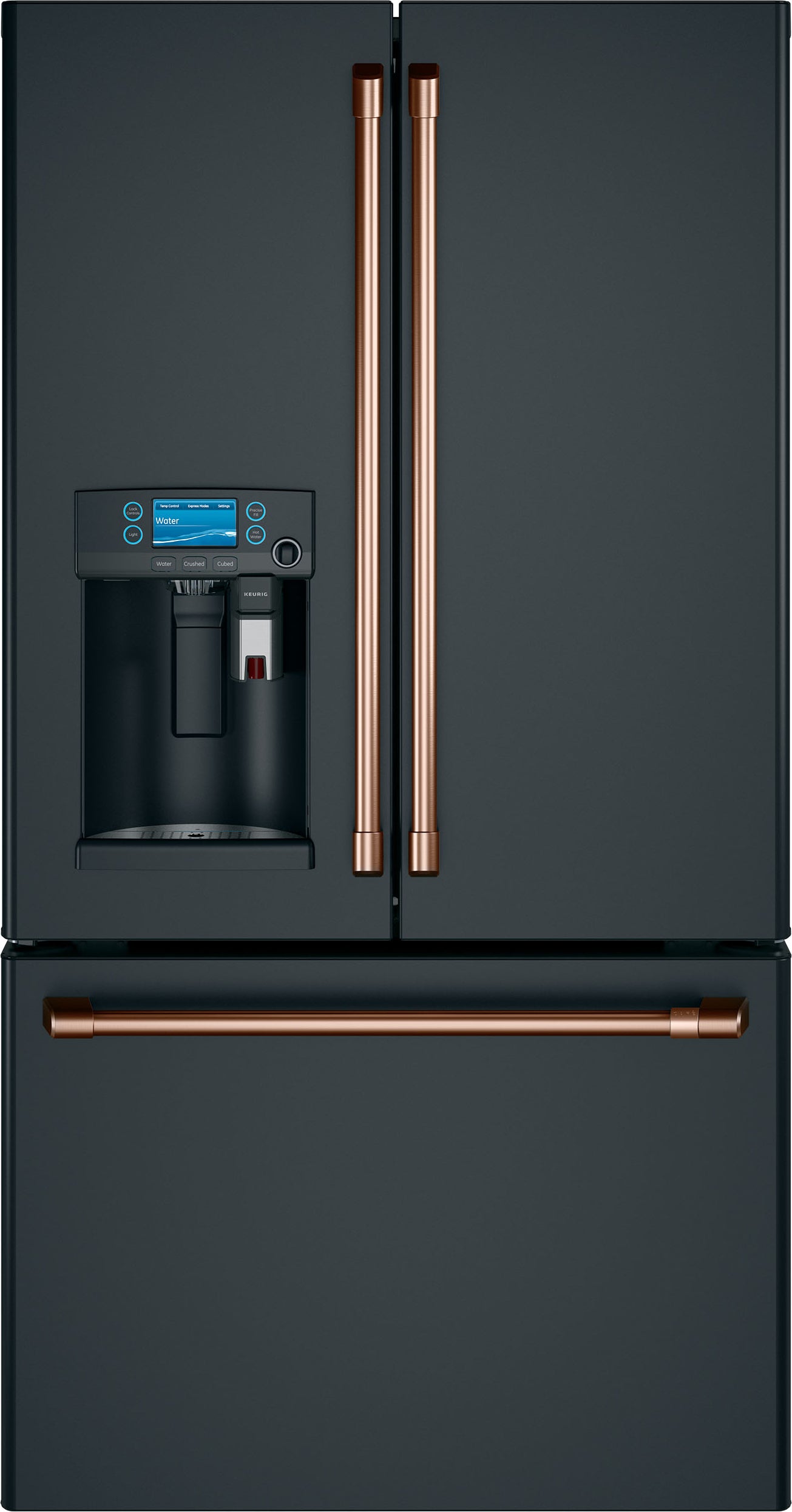 Cafe CXLB3H3PMCU Refrigeration Handle Kit: Brushed Brushed Copper