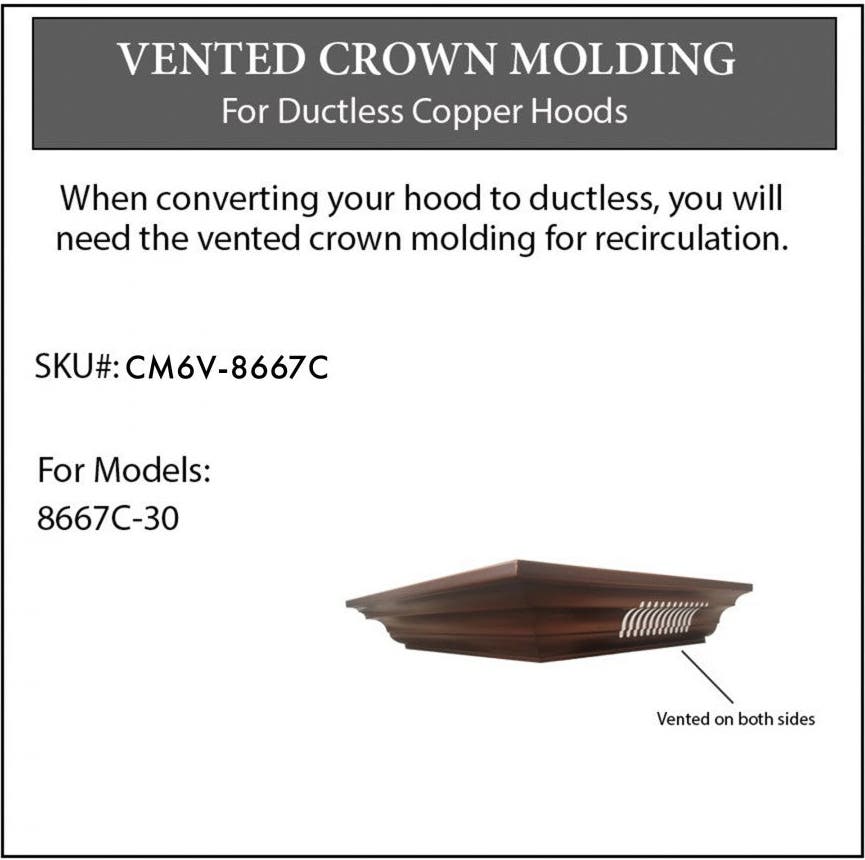 Zline CM6V8667C Copper