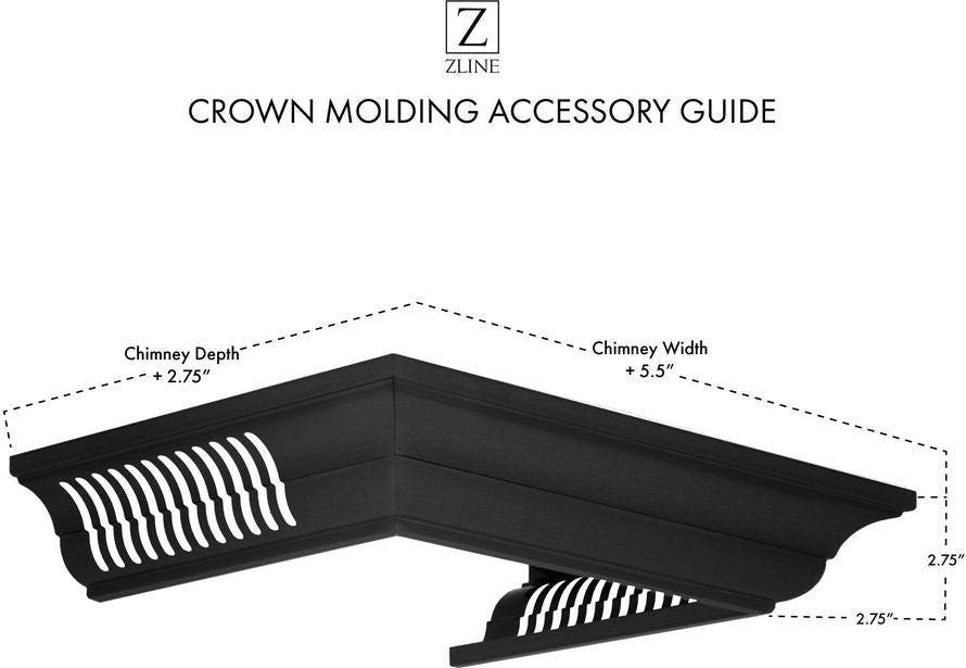 Zline CM6BTBSKBN Black Stainless Steel