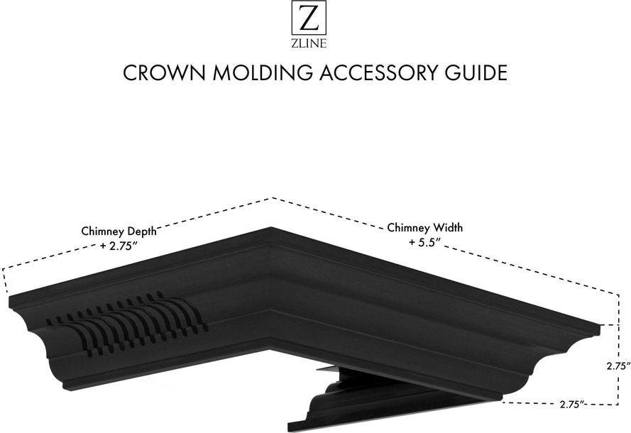 Zline CM6BTBSKEN Black Stainless Steel