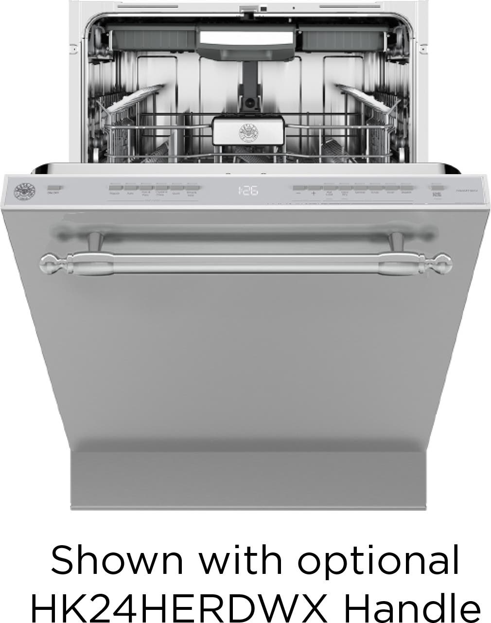 Bertazzoni DW24T3IXV Stainless Steel, Handle Purchase Required