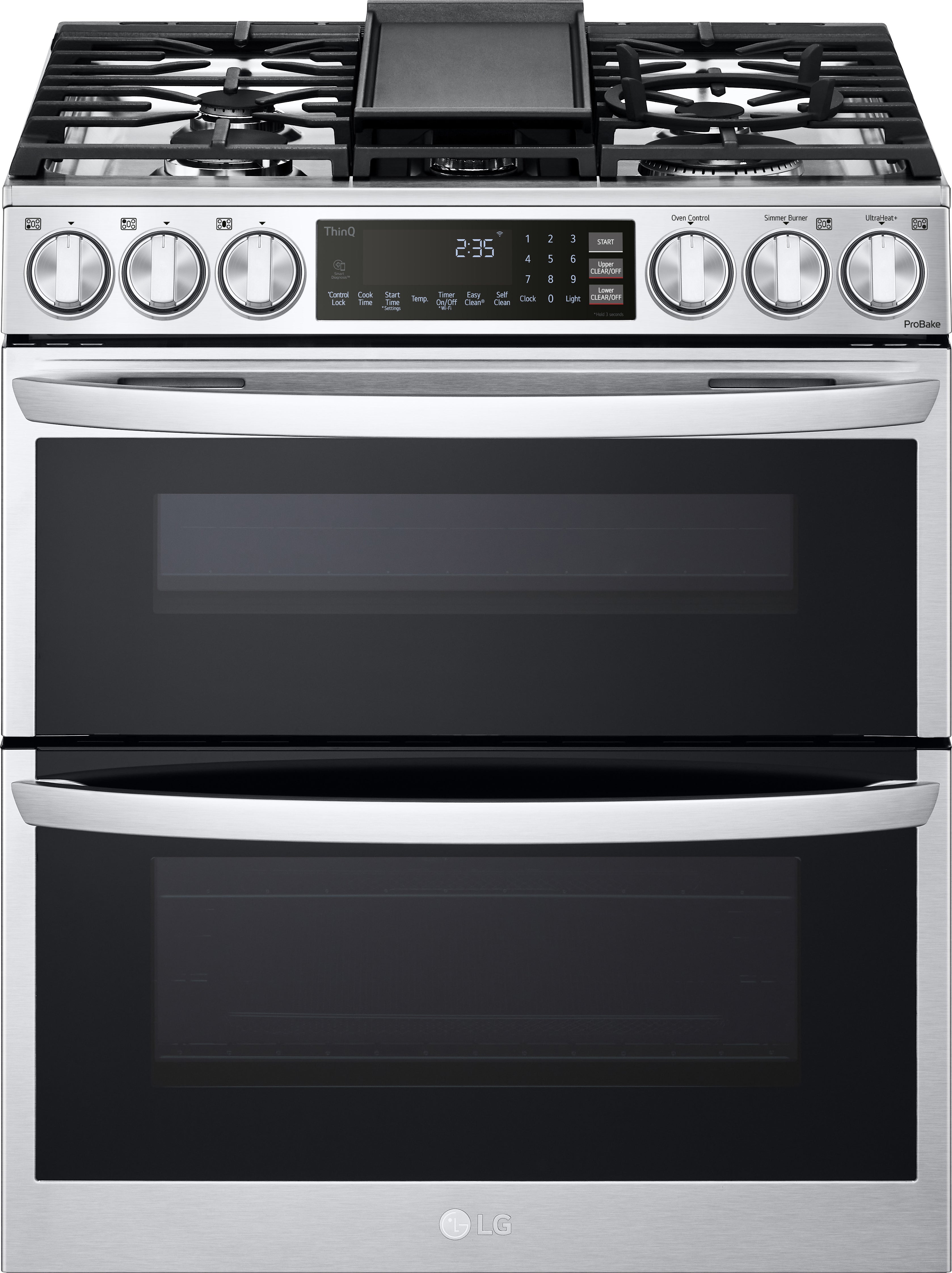 LG LTGL6937F 30 Inch Slide-In Gas Smart Range Fingerprint