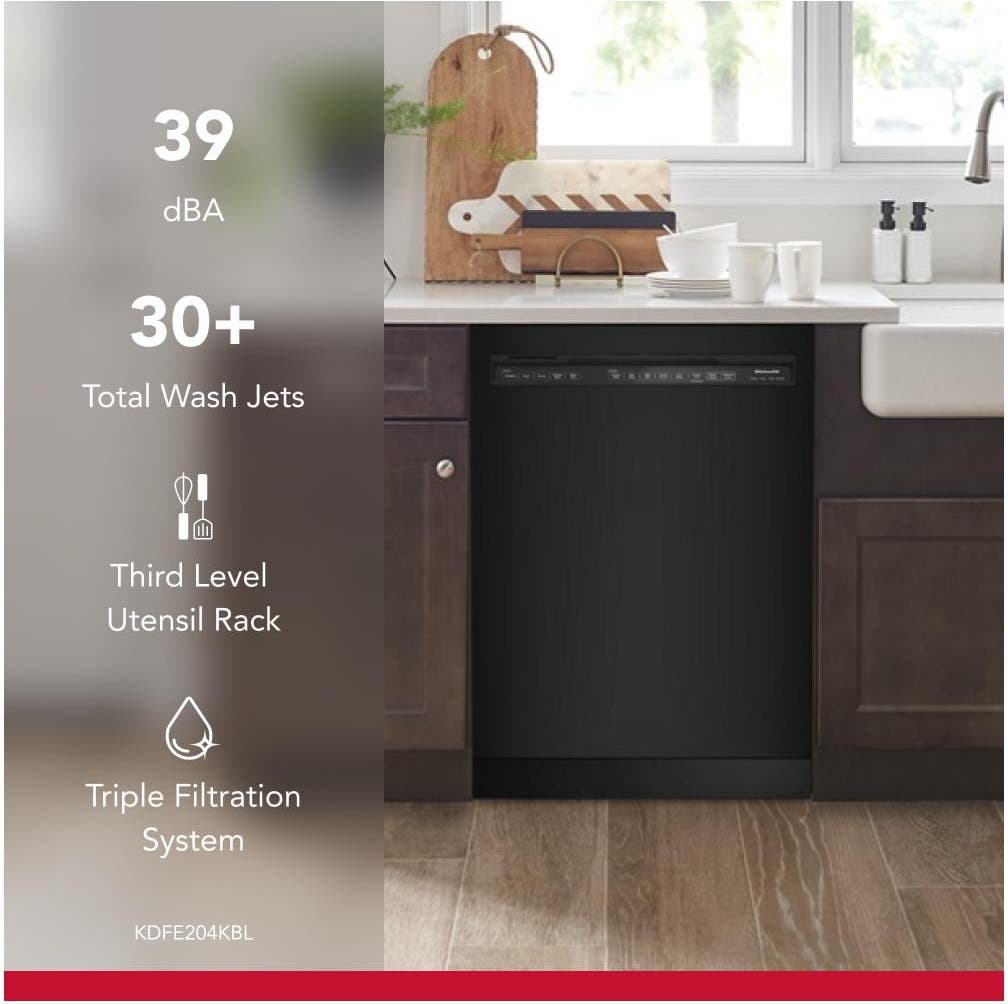 KitchenAid KDFE204KBL Black