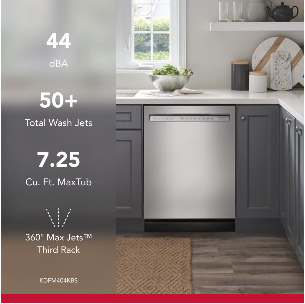 KitchenAid KDFM404KPS PrintShield™ Stainless Steel