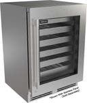 G5 Luxe 24 Inch Premium Solid Door Wine Reserve with Factory Right (Adjustable) Hinge, Indoor/Outdoor Rated