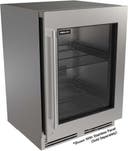 G5 24 Inch Solid Door Refrigerator with Factory Right (Adjustable) Hinge, Indoor/Outdoor Rated