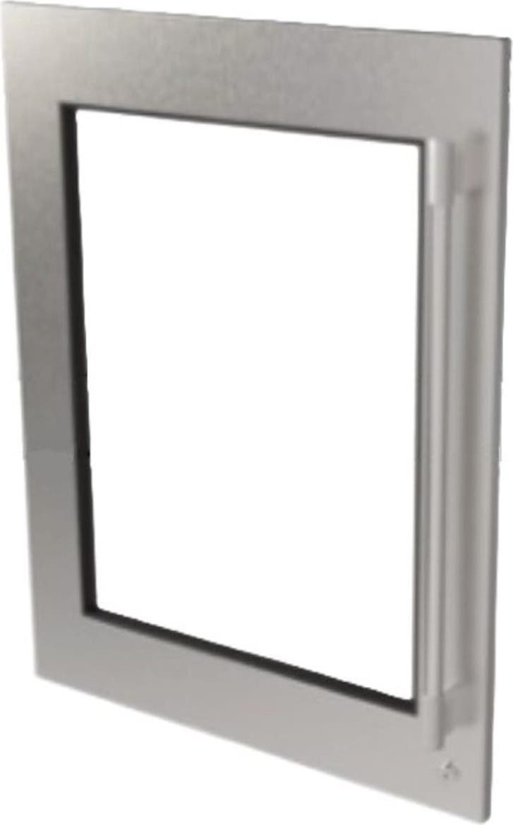 Two-Tone Handle Overlay, Glass, Locking