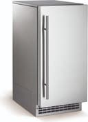 15 Inch Indoor/Outdoor Undercounter Nugget Ice Maker with 110 lbs. Daily Ice Production, 26 lbs. Ice Storage Capacity, Concealed Door Hinge System, Field Reversible Door, and R290 Refrigerant
