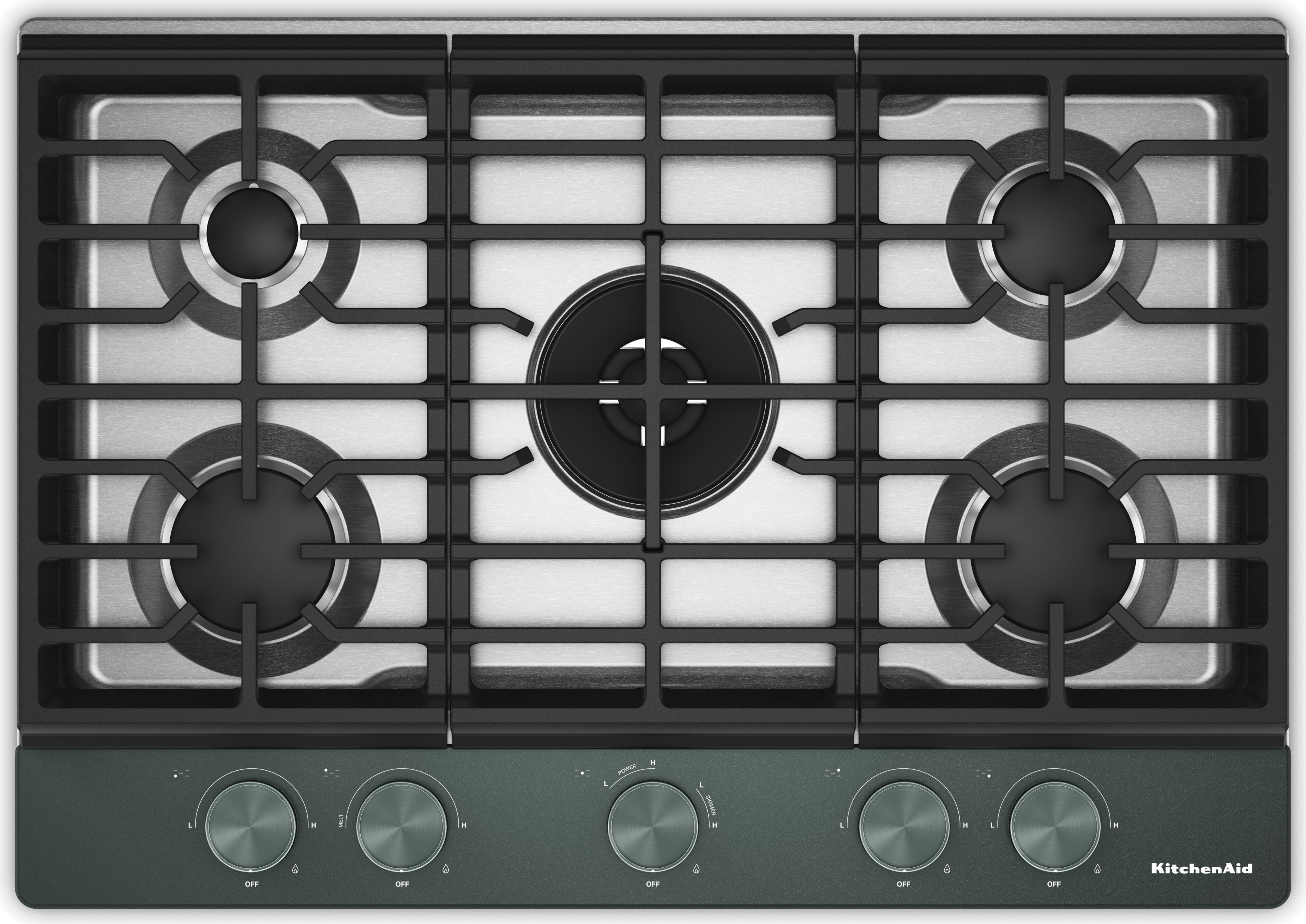KitchenAid KCGK730SJP 30 in. Gas Cooktop | Plesser's Appliances