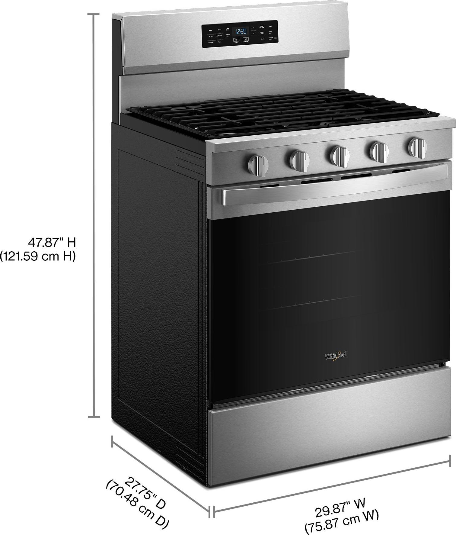 Whirlpool WFGS5730SZ Fingerprint Resistant Stainless Steel