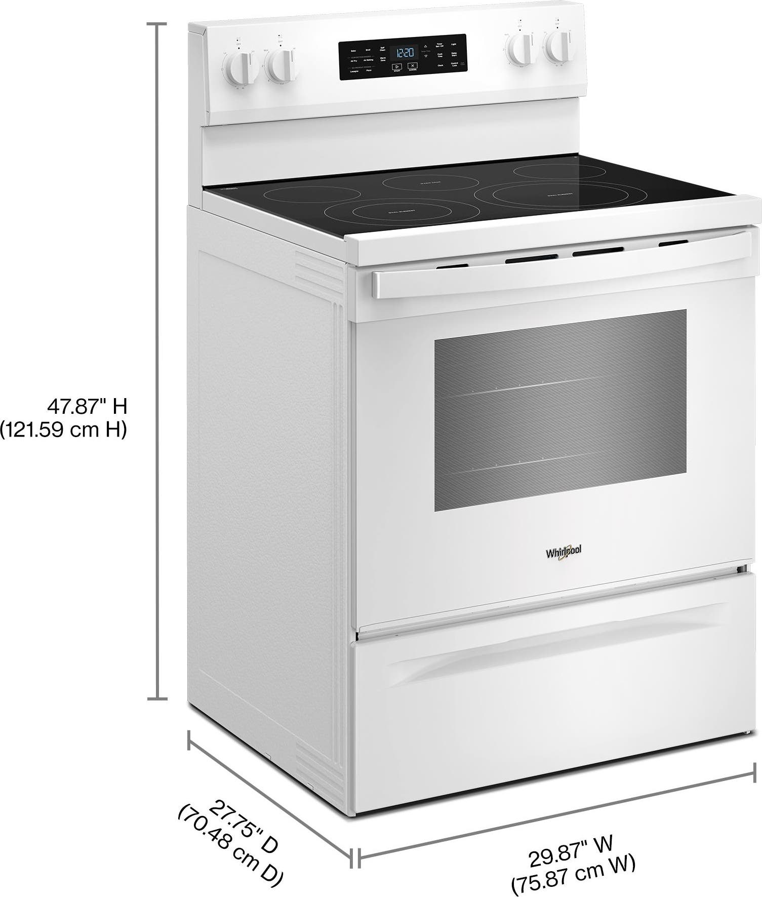 Whirlpool WFES5730SW White