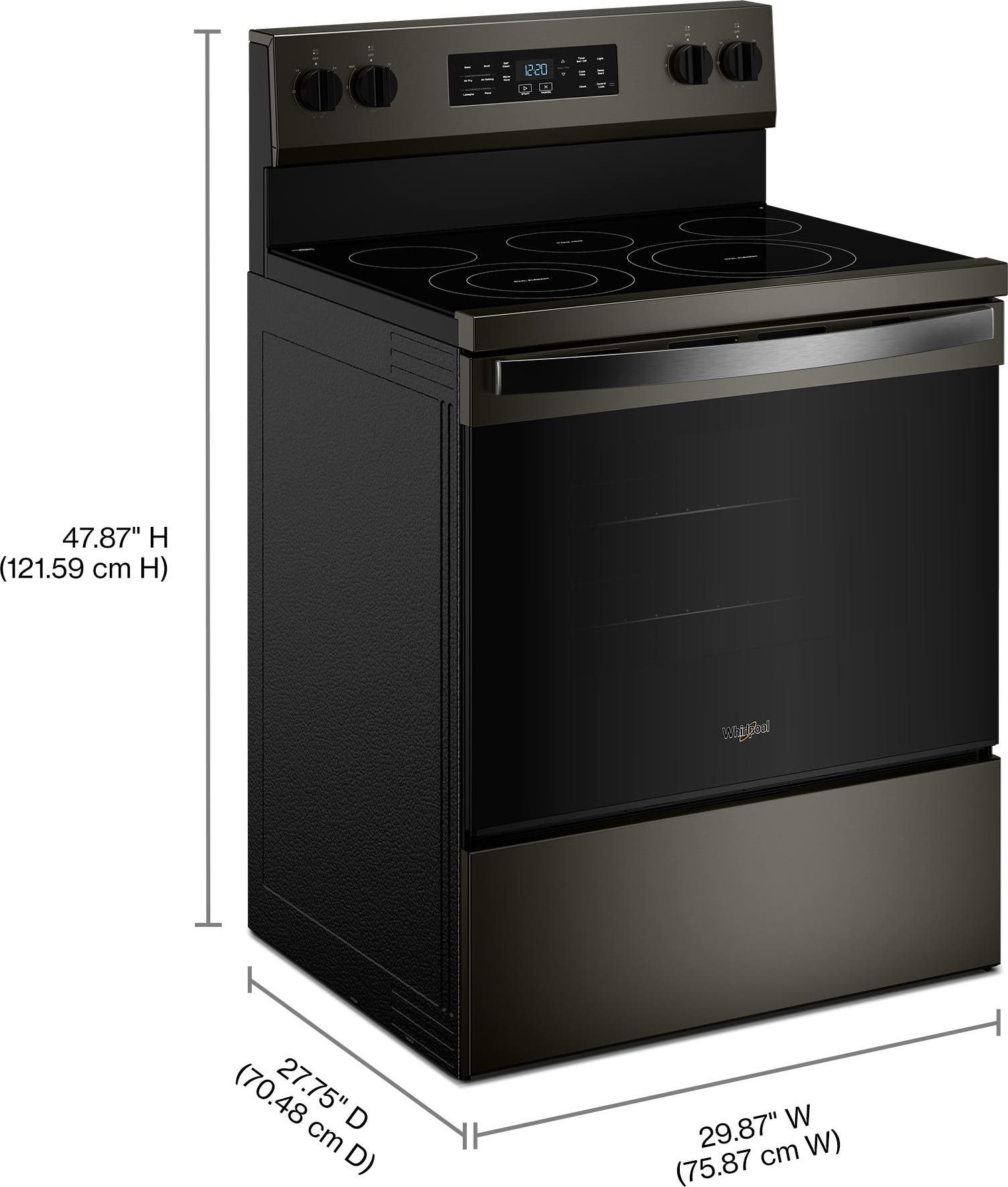 Whirlpool WFES5730SV Black Stainless